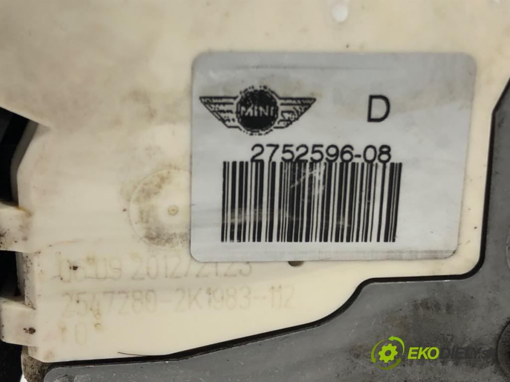 MINI MINI CLUBMAN (R55) 2006 - 2015    Cooper D 82 kW [112 KM] olej napędowy 2010 - 2014  zámok dveře pravý přední část 2752596