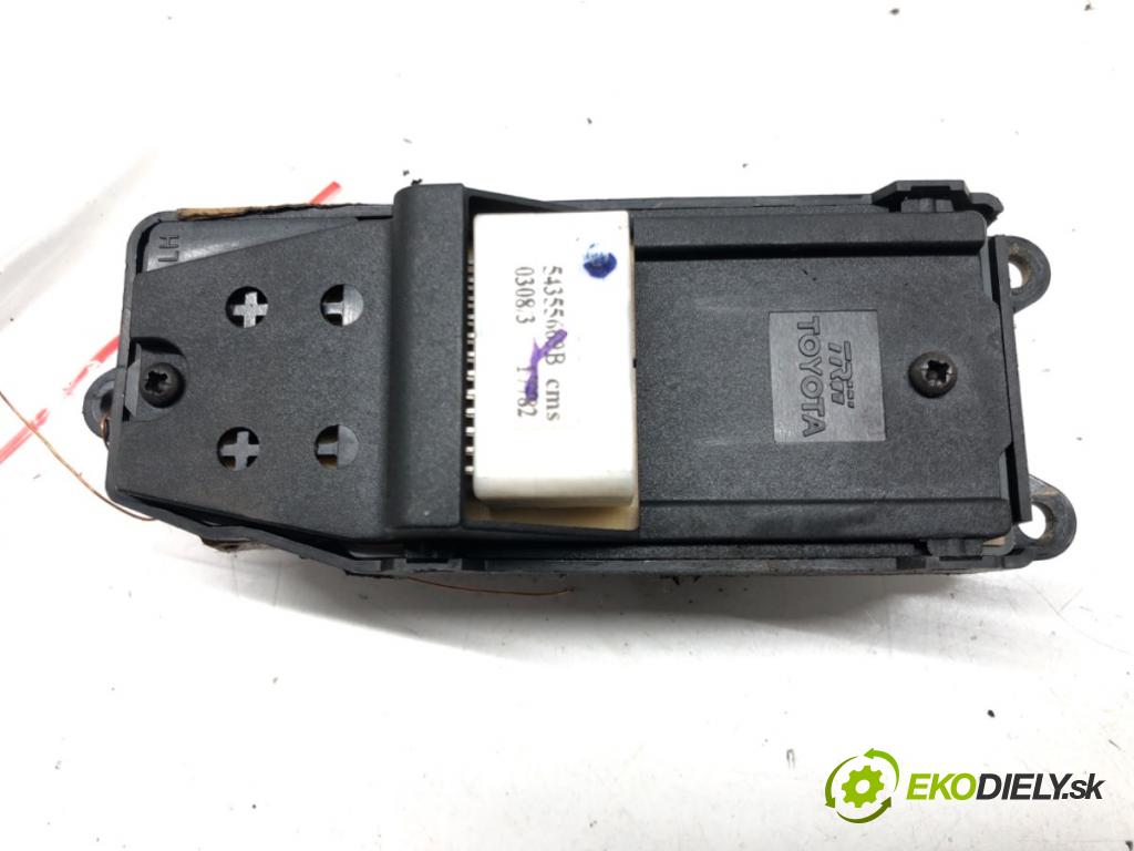 TOYOTA COROLLA (_E12_) 2001 - 2007    1.4 VVT-i (ZZE120_) 71 kW [97 KM] benzyna 2001 - 2  Prepínač okien 54035091 (Prepínače, spínače, tlačidlá a ovládače kúrenia)