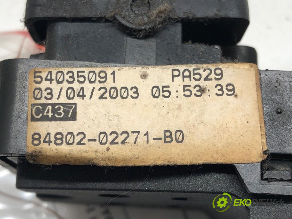 TOYOTA COROLLA (_E12_) 2001 - 2007    1.4 VVT-i (ZZE120_) 71 kW [97 KM] benzyna 2001 - 2  Prepínač okien 54035091 (Prepínače, spínače, tlačidlá a ovládače kúrenia)