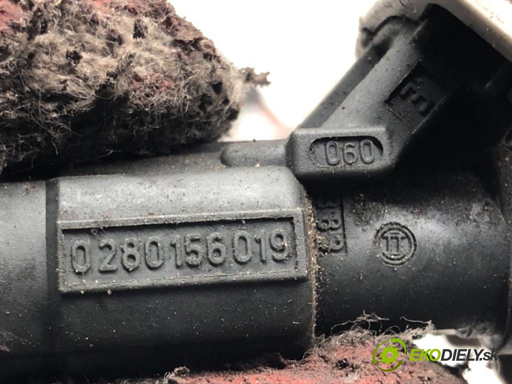 TOYOTA COROLLA (_E12_) 2001 - 2007    1.4 VVT-i (ZZE120_) 71 kW [97 KM] benzyna 2001 - 2  Lišta vstrekovacia 0280156019 23250-0D030 (Vstrekovacie lišty)