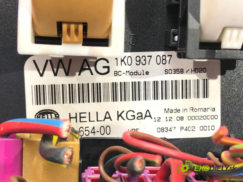 SKODA OCTAVIA II Combi (1Z5) 2004 - 2013    2.0 TDI 103 kW [140 KM] olej napędowy 2005 - 2010  Modul BORDNETZ 1K0937087 (Ostatné)