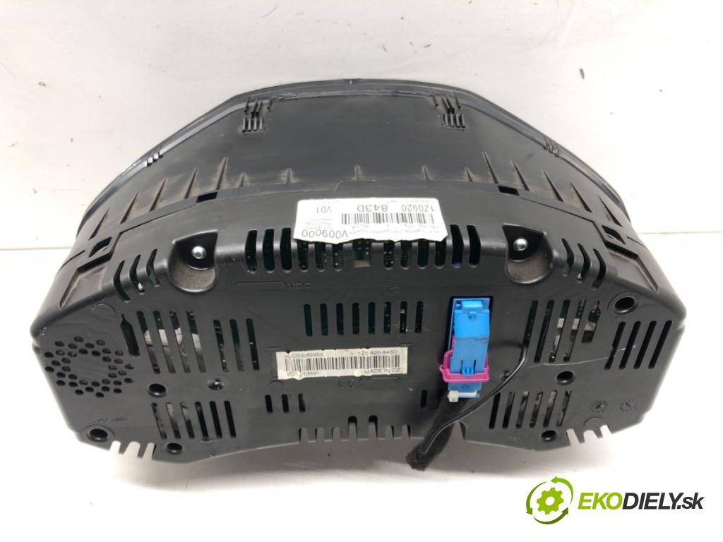 SKODA OCTAVIA II Combi (1Z5) 2004 - 2013    2.0 TDI 103 kW [140 KM] olej napędowy 2005 - 2010  Prístrojovka 1Z0920843D (Prístrojové dosky, displeje)