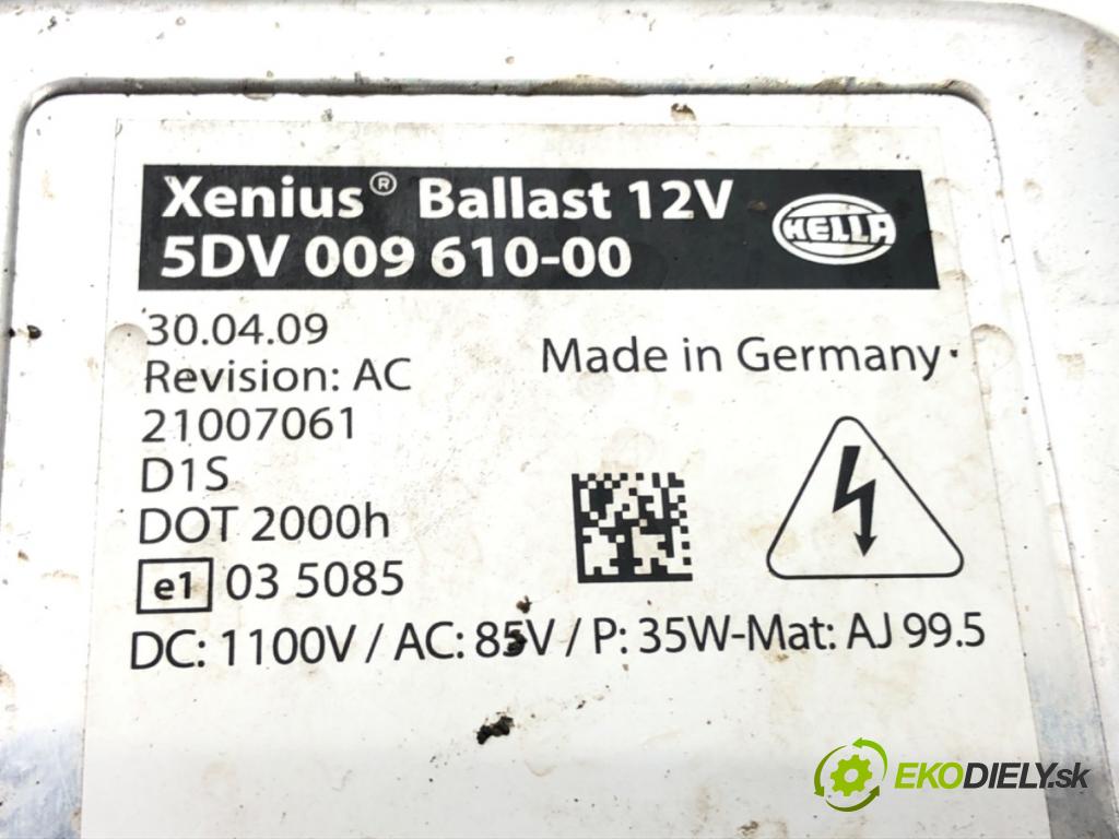 SKODA OCTAVIA II Combi (1Z5) 2004 - 2013    2.0 TDI 103 kW [140 KM] olej napędowy 2005 - 2010  Menič XENON 5DV009610-00 (Riadiace jednotky xenónu)