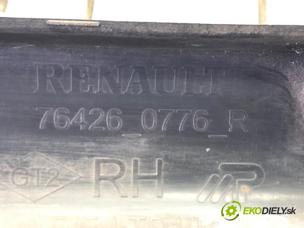 DACIA SANDERO II 2012 - 2022    TCe 90 LPG (B8M1) 66 kW [90 KM] Benzyna / gaz samo  Lišta prahová pravá 764260776R (Lišty prahové)