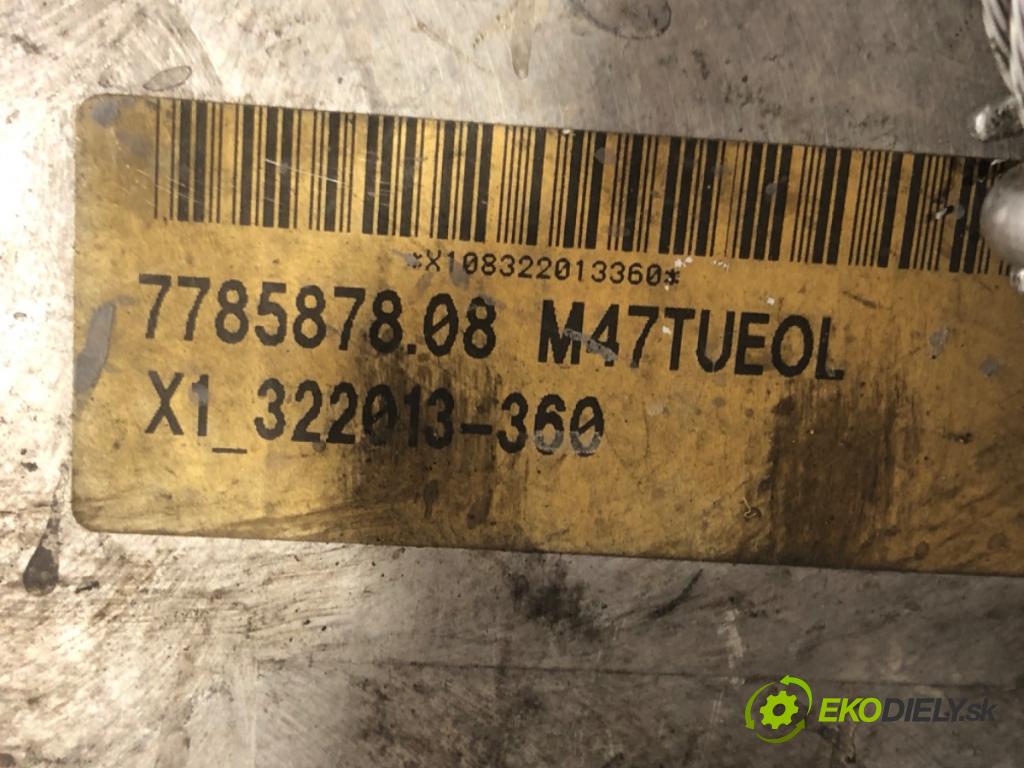 BMW 3 (E46) 1997 - 2005    320 d 110 kW [150 KM] olej napędowy 2001 - 2005  Motor M47D20 (Motory (kompletné))