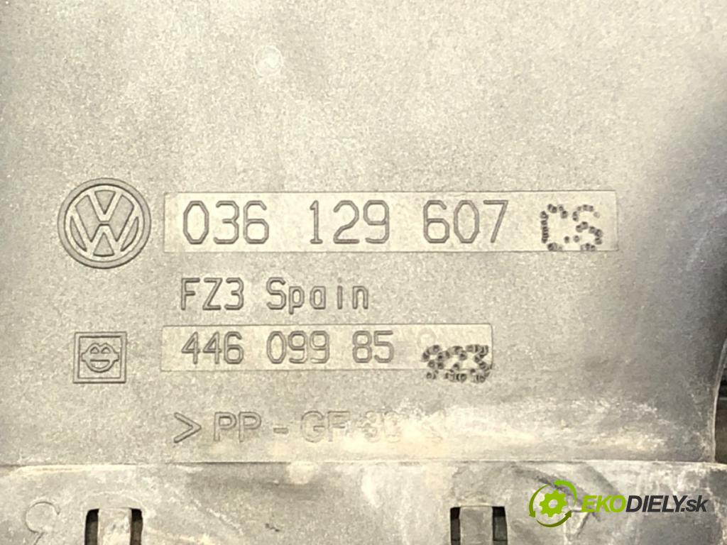 VW POLO (9N_, 9A_) 2001 - 2014    1.4 16V 55 kW [75 KM] benzyna 2001 - 2008  obal filtra vzduchu 036129607CS (Kryty filtrů)