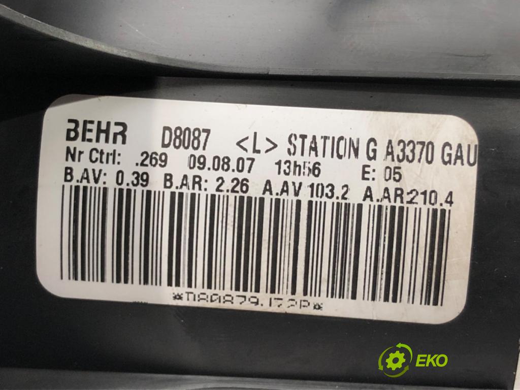 OPEL ZAFIRA / ZAFIRA FAMILY B (A05) 2005 - 2019    1.6 (M75) 77 kW [105 KM] benzyna 2005 - 2012  ventilátor kúrenia D8087