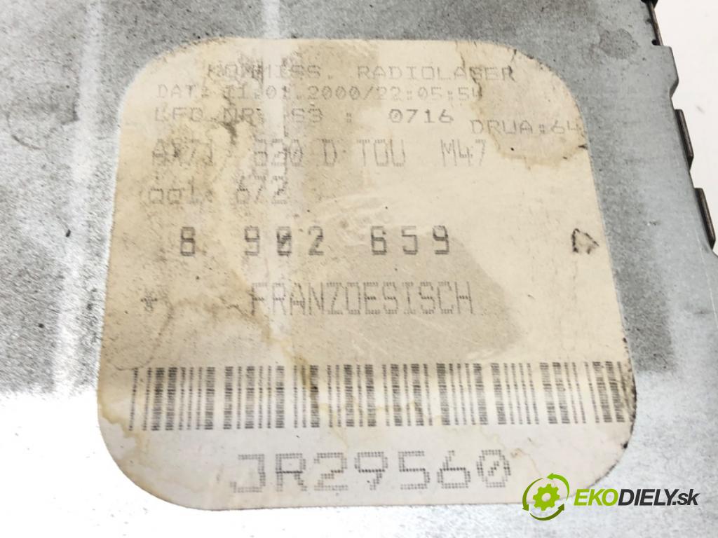 BMW 3 (E46) 1997 - 2005    320 d 100 kW [136 KM] olej napędowy 1998 - 2001  RADIO 6902659 (Audio zariadenia)