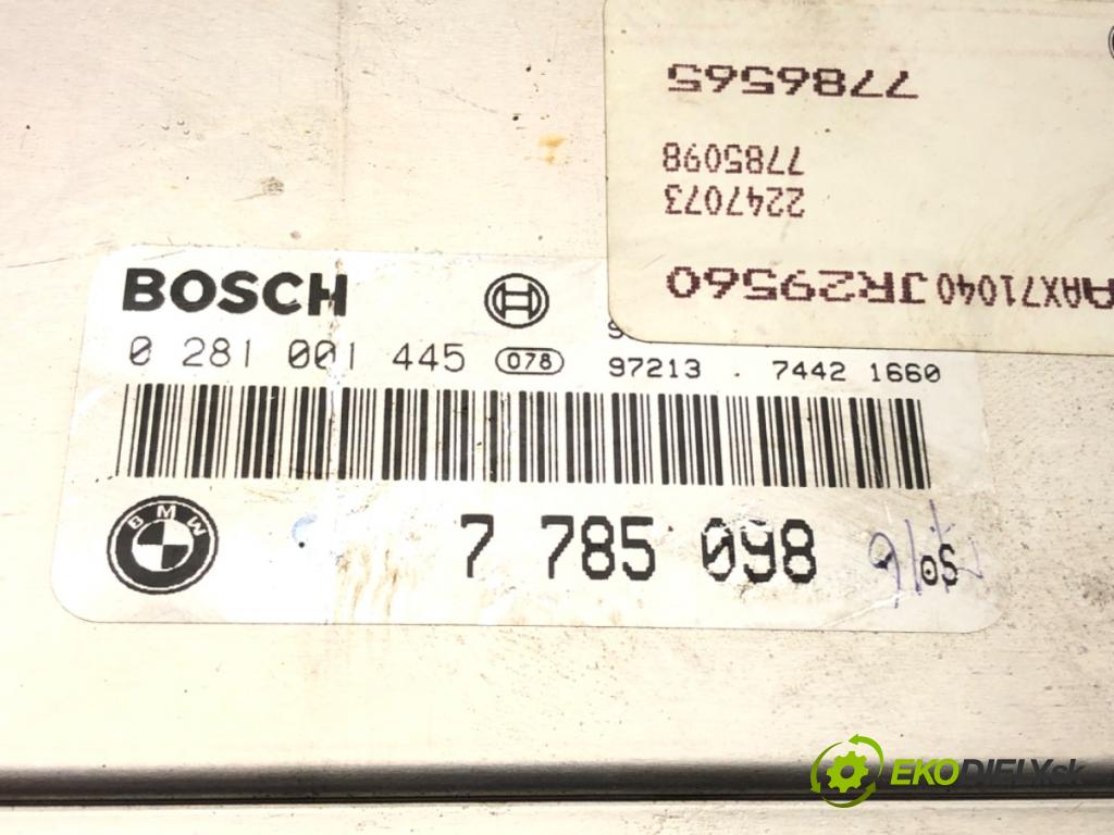 BMW 3 (E46) 1997 - 2005    320 d 100 kW [136 KM] olej napędowy 1998 - 2001  riadiaca jednotka Motor 7785098 (Riadiace jednotky)