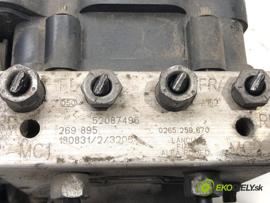 FIAT FIORINO Nadwozie pełne/minivan (225_) 2007 - 2022    1.4 (225AXA1A, 225BXA1A) 57 kW [78 KM] benzyna 200  Pumpa ABS 52087496 (Pumpy ABS)