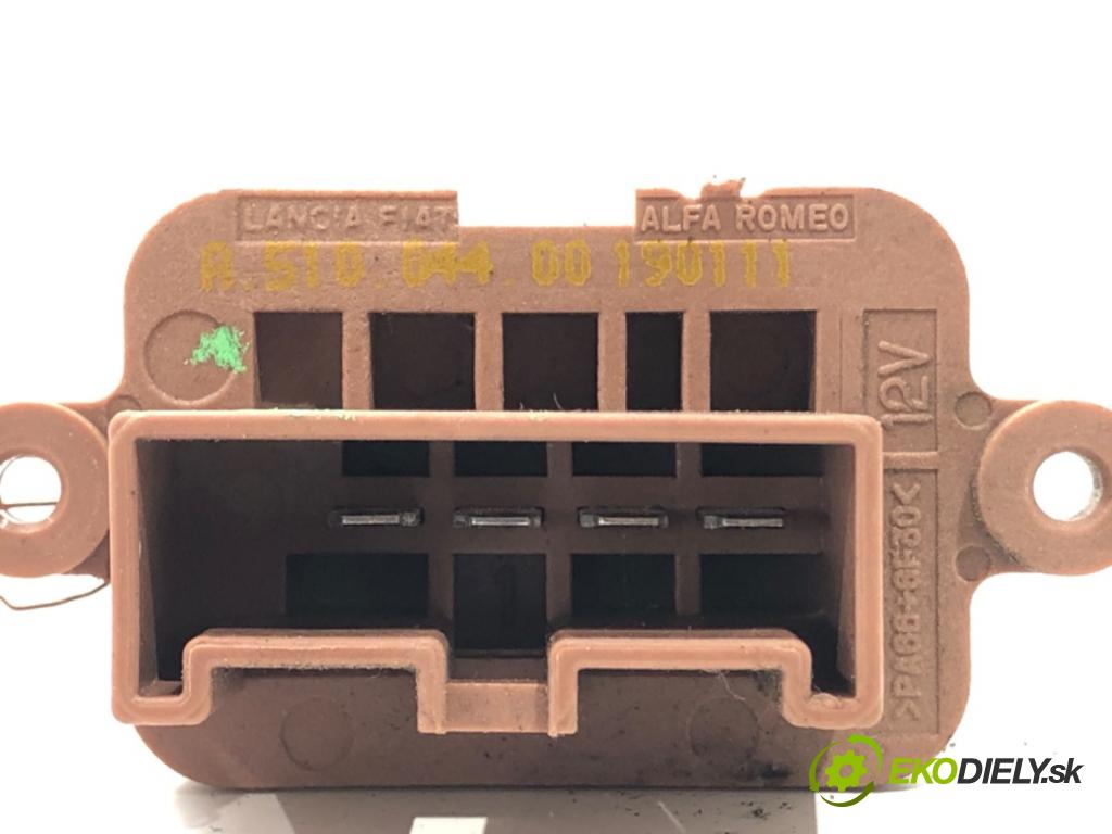 FIAT BRAVO II (198_) 2006 - 2022    1.4 (198AXA1B) 66 kW [90 KM] benzyna 2007 - 2014  Odpor, rezistor kúrenia vzduchu  (Odpory (rezistory) kúrenia)