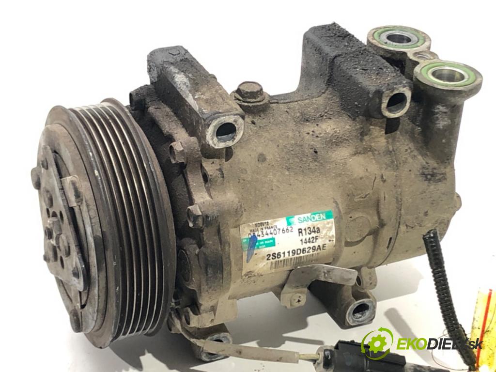 FORD FIESTA V (JH_, JD_) 2001 - 2014    1.4 TDCi 50 kW [68 KM] olej napędowy 2001 - 2008  kompresor klimatizace 2S6119D629AE (Kompresory)