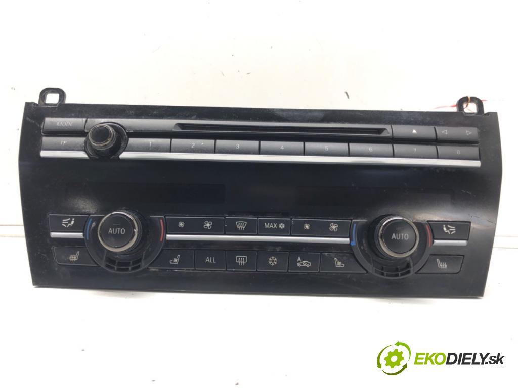BMW 7 (F01, F02, F03, F04) 2008 - 2015    750 i, Li 300 kW [408 KM] benzyna 2008 - 2012  Panel ovládania kúrenia 9202593 (Prepínače, spínače, tlačidlá a ovládače kúrenia)