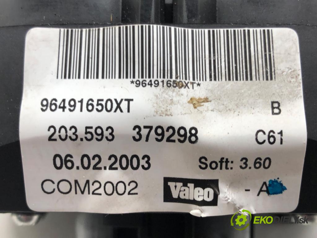 CITROEN C3 I (FC_, FN_) 2002 - 2022    1.4 i 54 kW [73 KM] benzyna 2002 - 2010  Prepínač kombinovaný 96491650XT (Prepínače, spínače, tlačidlá a ovládače kúrenia)