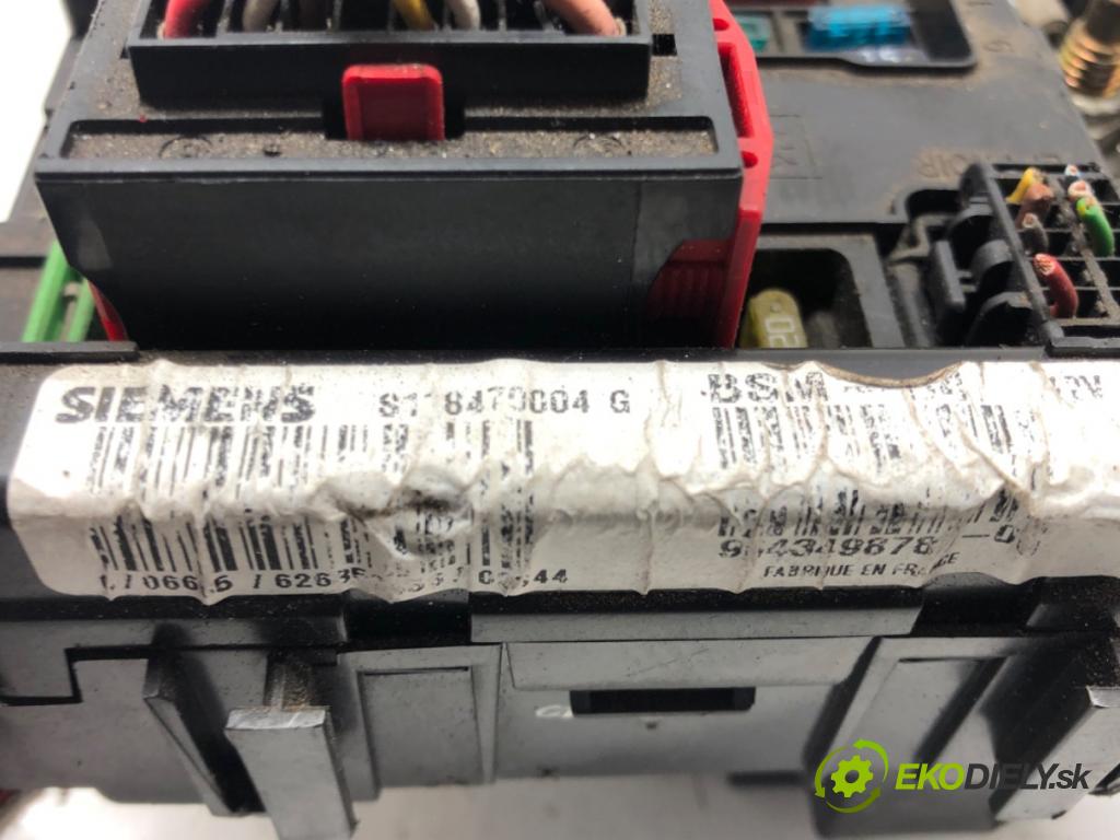 CITROEN C3 I (FC_, FN_) 2002 - 2022    1.4 i 54 kW [73 KM] benzyna 2002 - 2010  Modul BSM 9643498780 (Ostatné)