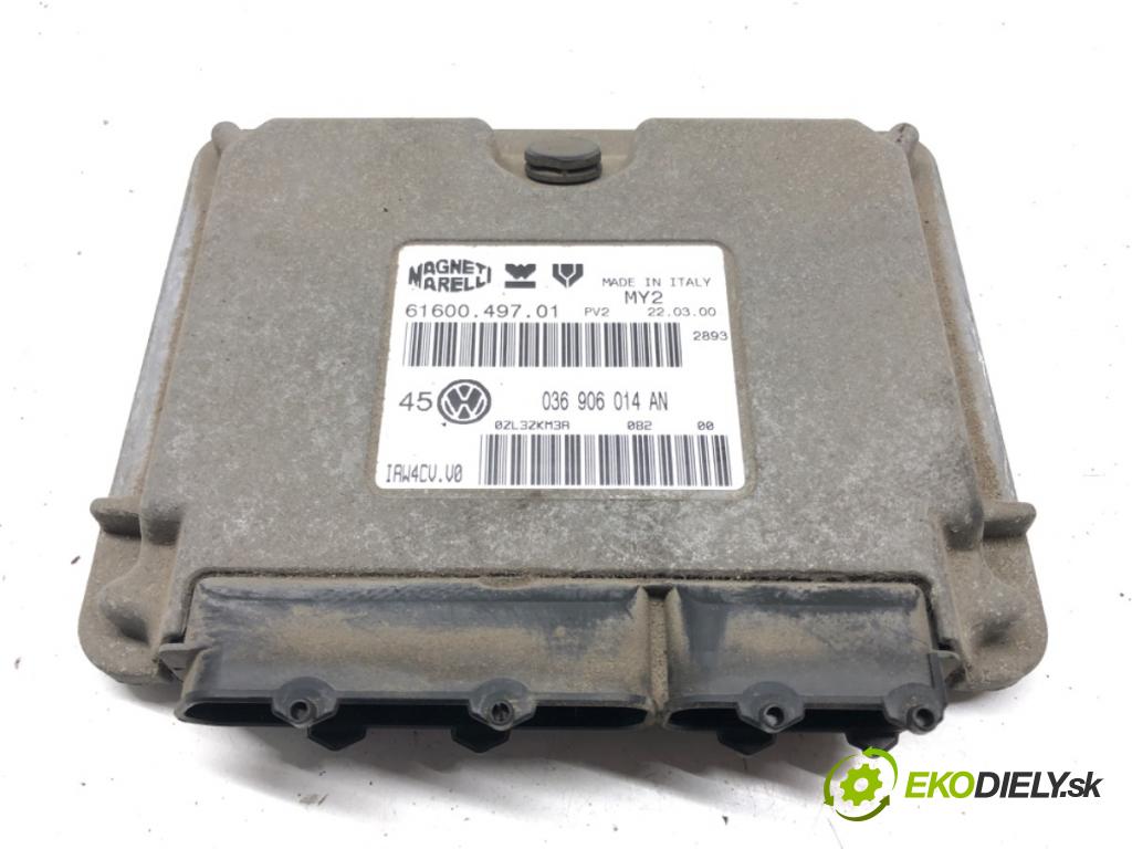 VW GOLF IV (1J1) 1997 - 2008    1.4 16V 55 kW [75 KM] benzyna 1997 - 2004  riadiaca jednotka Motor 036906014AN (Riadiace jednotky)