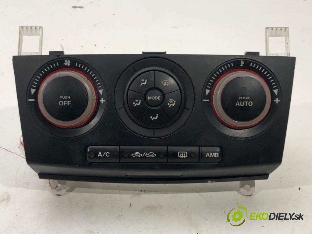MAZDA 3 (BK) 2003 - 2009    2.0 (BKEP) 110 kW [150 KM] benzyna 2003 - 2009  Panel ovládania kúrenia K1900BP4N (Prepínače, spínače, tlačidlá a ovládače kúrenia)