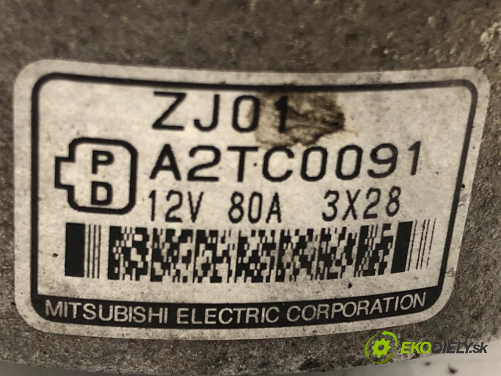 MAZDA 3 (BK) 2003 - 2009    1.3 (BK14) 62 kW [84 KM] benzyna 2003 - 2009  Alternátor A2TC0091 (Alternátory)