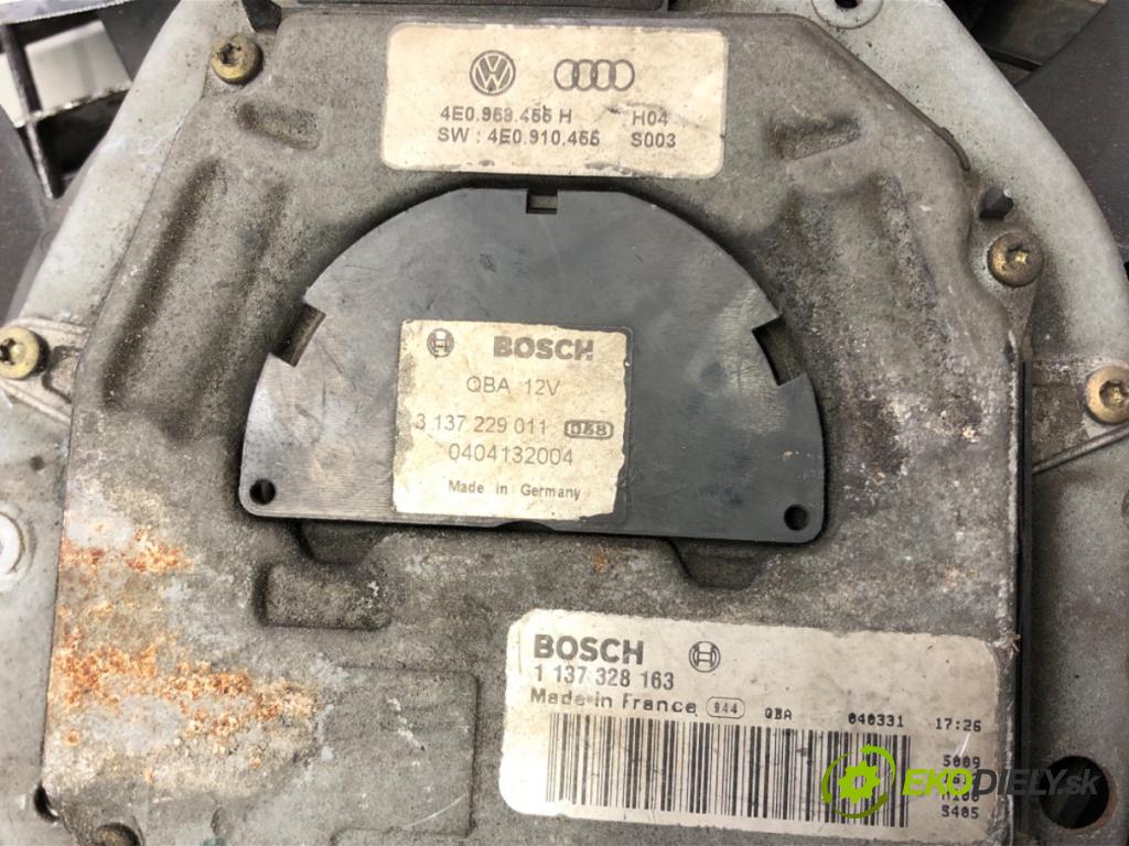 AUDI A8 D3 (4E2, 4E8) 2002 - 2010    4.0 TDI quattro 202 kW [275 KM] olej napędowy 2003  Ventilátor klimatizácie 4E0959455H (Ventilátory chladičov klimatizácie)