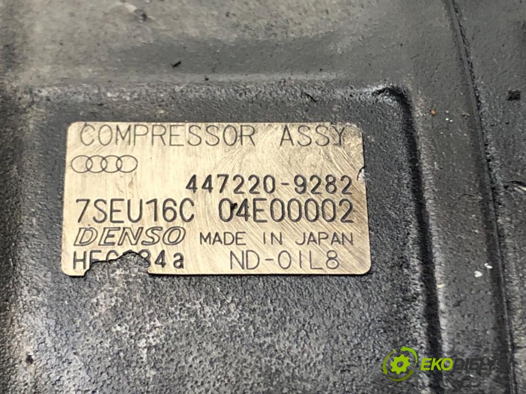 AUDI A8 D3 (4E2, 4E8) 2002 - 2010    4.0 TDI quattro 202 kW [275 KM] olej napędowy 2003  Kompresor klimatizácie 447220-9282 (Kompresory klimatizácie)