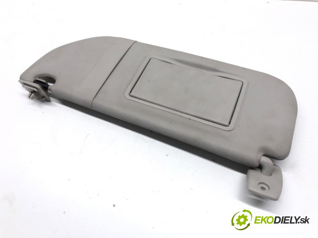 CITROEN C2 (JM_) 2003 - 2017    1.4 HDi 50 kW [68 KM] olej napędowy 2003 - 2009  Clona slnečná ľavy