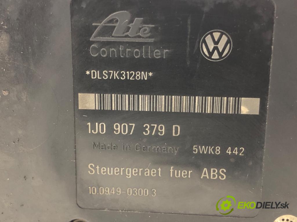 VW GOLF IV (1J1) 1997 - 2008    1.4 16V 55 kW [75 KM] benzyna 1997 - 2004  Pumpa ABS 1J0907379D (Pumpy ABS)