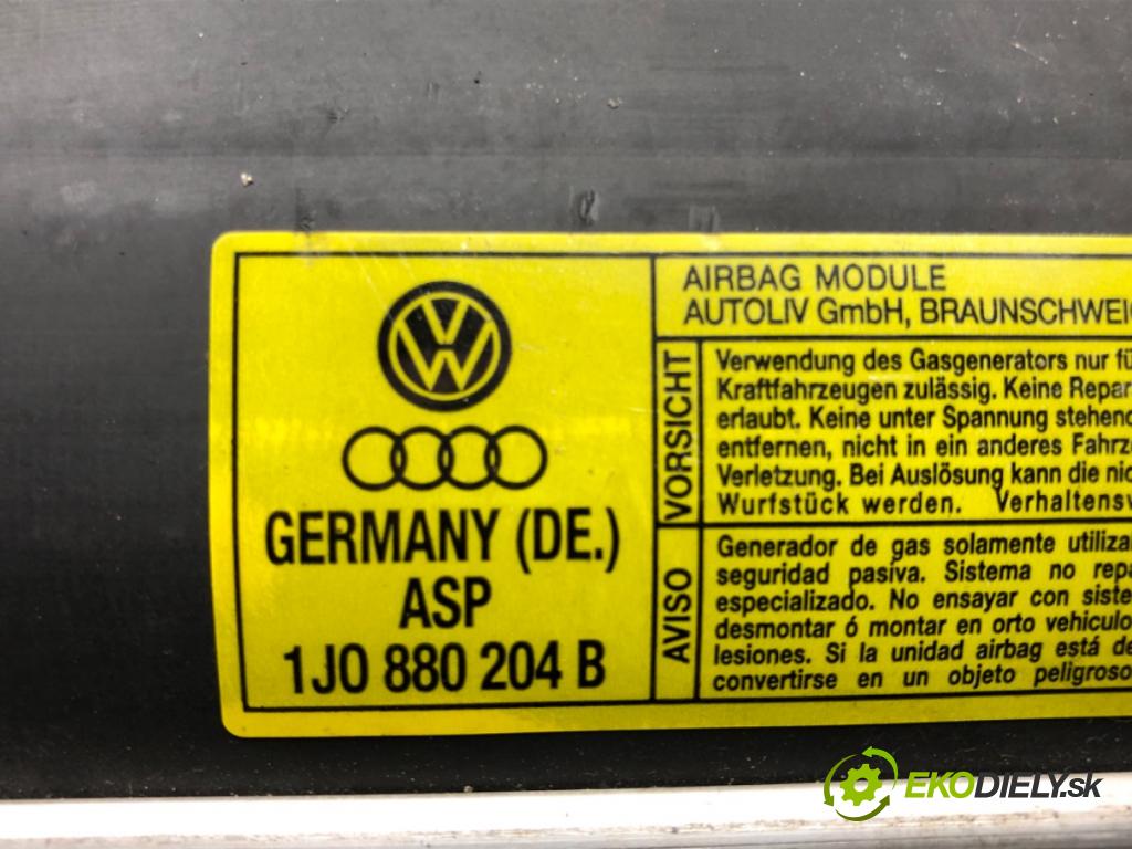 VW BORA I (1J2) 1998 - 2013    2.0 85 kW [115 KM] benzyna 1998 - 2013  AirBag spolujazdca 1J0880204B (Airbagy)