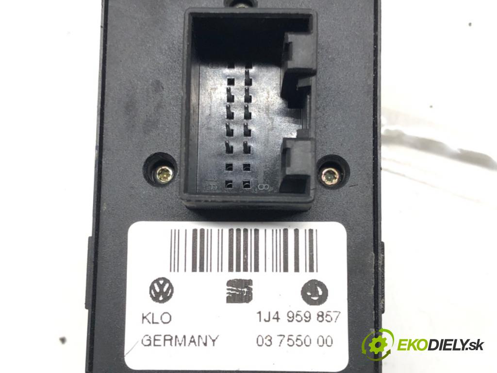 VW BORA I (1J2) 1998 - 2013    2.0 85 kW [115 KM] benzyna 1998 - 2013  Prepínač okien 1J4959857 (Prepínače, spínače, tlačidlá a ovládače kúrenia)