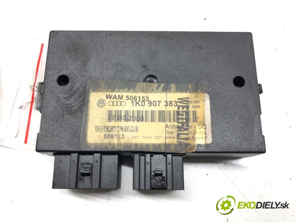 VW GOLF V Variant (1K5) 2007 - 2009    1.9 TDI 77 kW [105 KM] olej napędowy 2007 - 2009  Modul ťažného oka 1K0907383 (Ostatné)