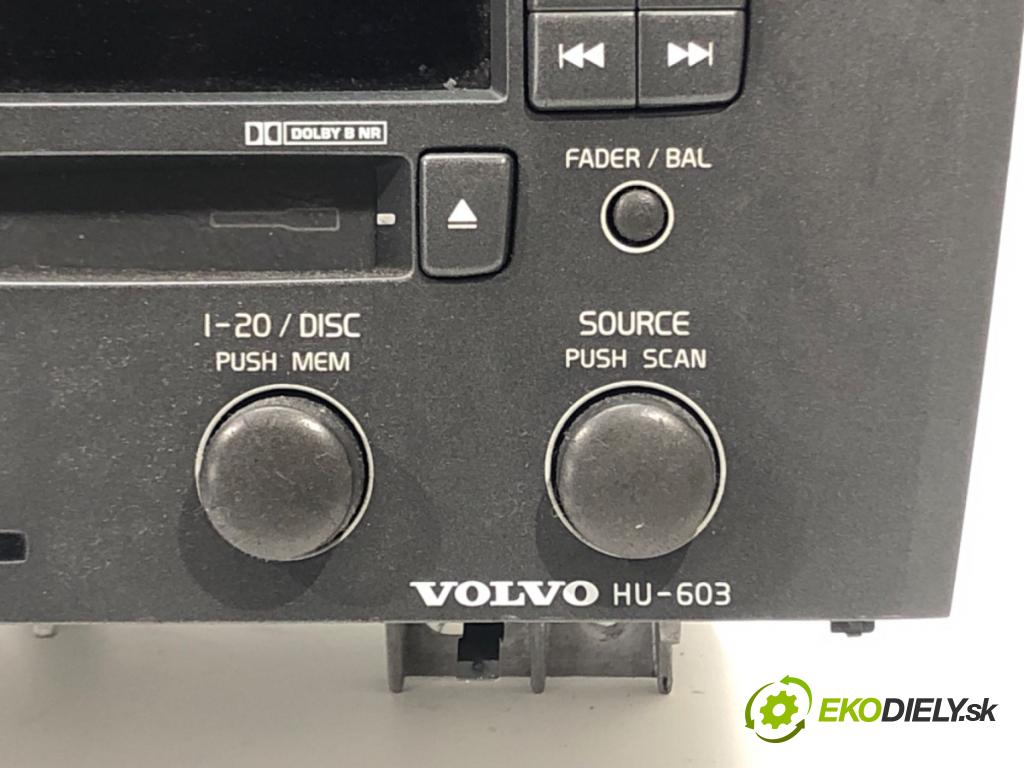 VOLVO S60 I (384) 2000 - 2010    2.4 D5 120 kW [163 KM] olej napędowy 2001 - 2010  RADIO 8651152 (Audio zariadenia)