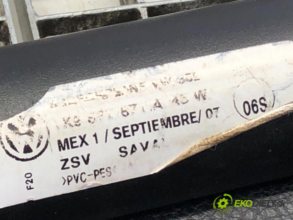 VW GOLF V Variant (1K5) 2007 - 2009    1.9 TDI 77 kW [105 KM] olej napędowy 2007 - 2009  Roleta  (Rolety kufra)