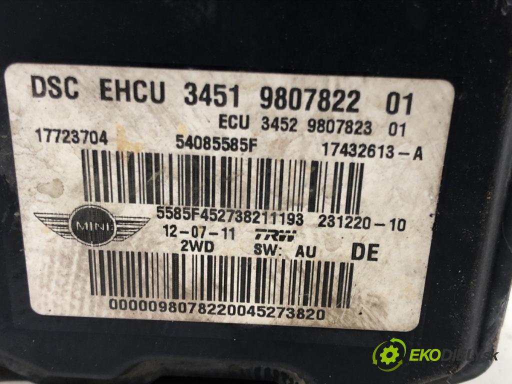 MINI MINI (R56) 2005 - 2014    One 72 kW [98 KM] benzyna 2010 - 2013  Pumpa ABS 9807822 (Pumpy ABS)