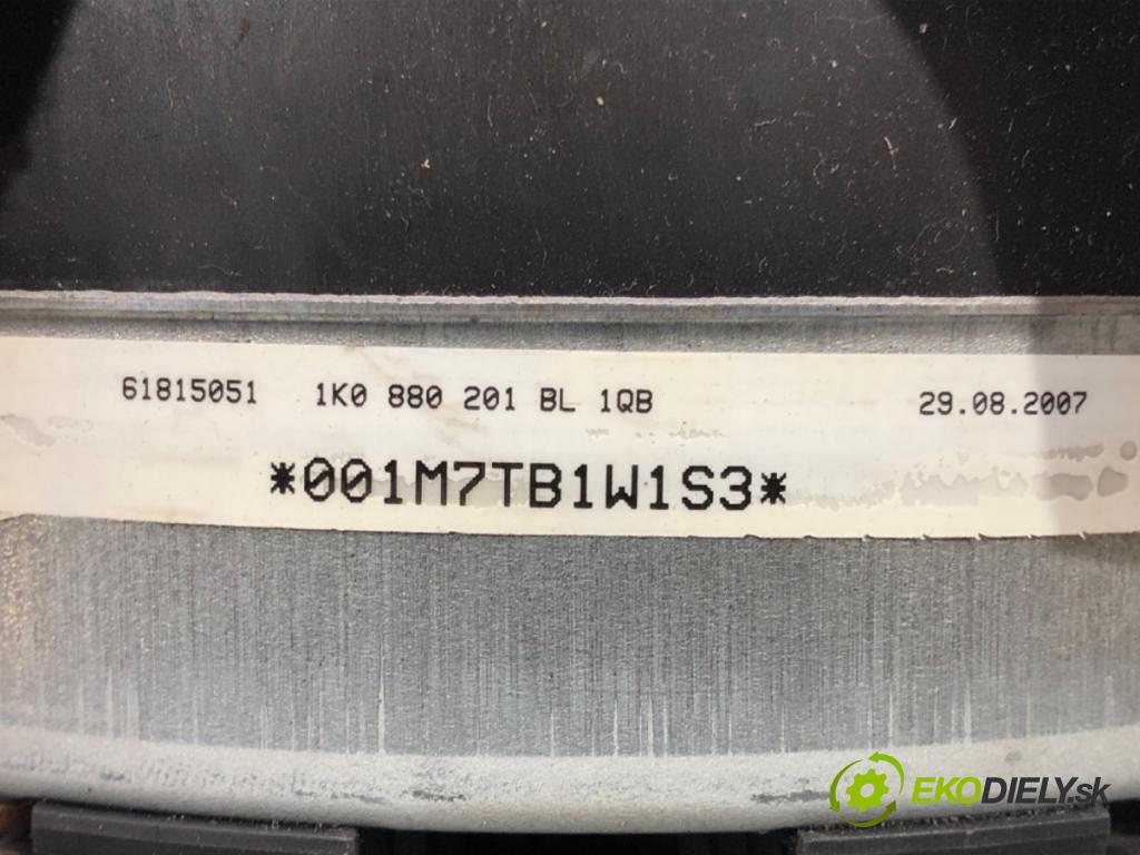VW GOLF V Variant (1K5) 2007 - 2009    1.9 TDI 77 kW [105 KM] olej napędowy 2007 - 2009  AirBag volantu 1K0880201BL (Airbagy)