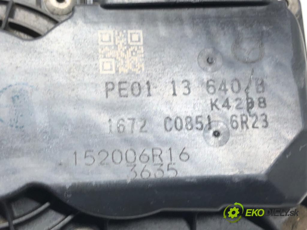 MAZDA 3 (BM, BN) 2013 - 2022    2.0 88 kW [120 KM] benzyna 2013 - 2022  Škrtiaca klapka PE0113640B (Škrtiace klapky)