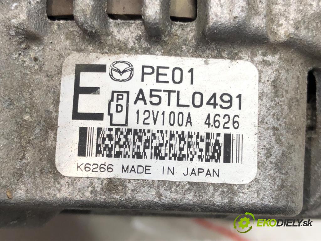 MAZDA 3 (BM, BN) 2013 - 2022    2.0 88 kW [120 KM] benzyna 2013 - 2022  Alternátor A5TL0491 (Alternátory)