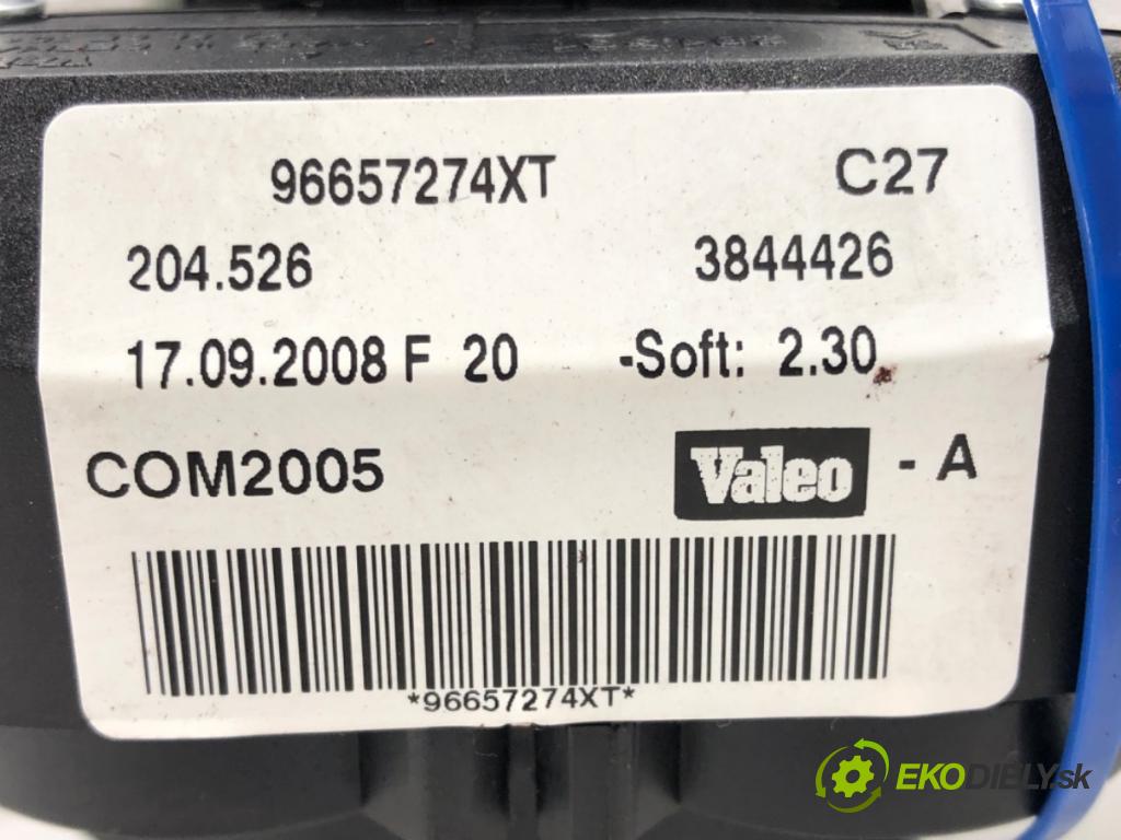PEUGEOT 207 (WA_, WC_) 2006 - 2015    1.6 16V VTi 88 kW [120 KM] benzyna 2007 - 2012  Prepínač kombinovaný 96657274XT (Prepínače, spínače, tlačidlá a ovládače kúrenia)