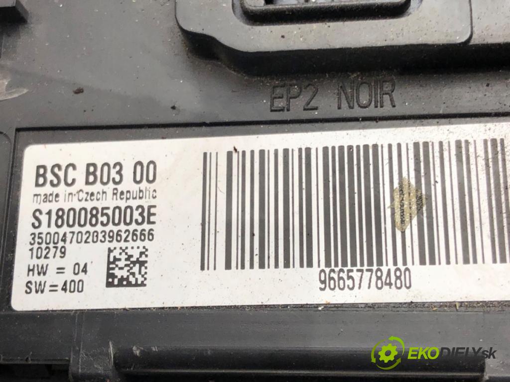 PEUGEOT 207 (WA_, WC_) 2006 - 2015    1.6 16V VTi 88 kW [120 KM] benzyna 2007 - 2012  Modul BSC 9665778480 (Ostatné)