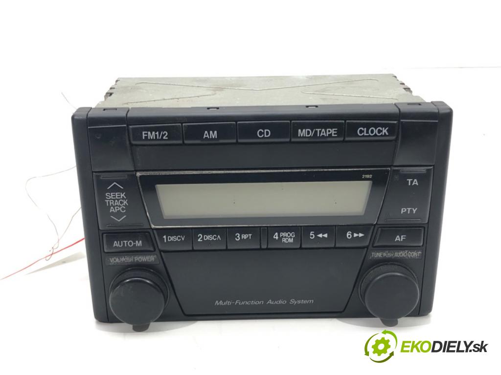 MAZDA MX-5 II (NB) 1998 - 2005    1.6 16V (NB6C) 81 kW [110 KM] benzyna 1998 - 2005  RADIO NC82669S0 (Audio zariadenia)