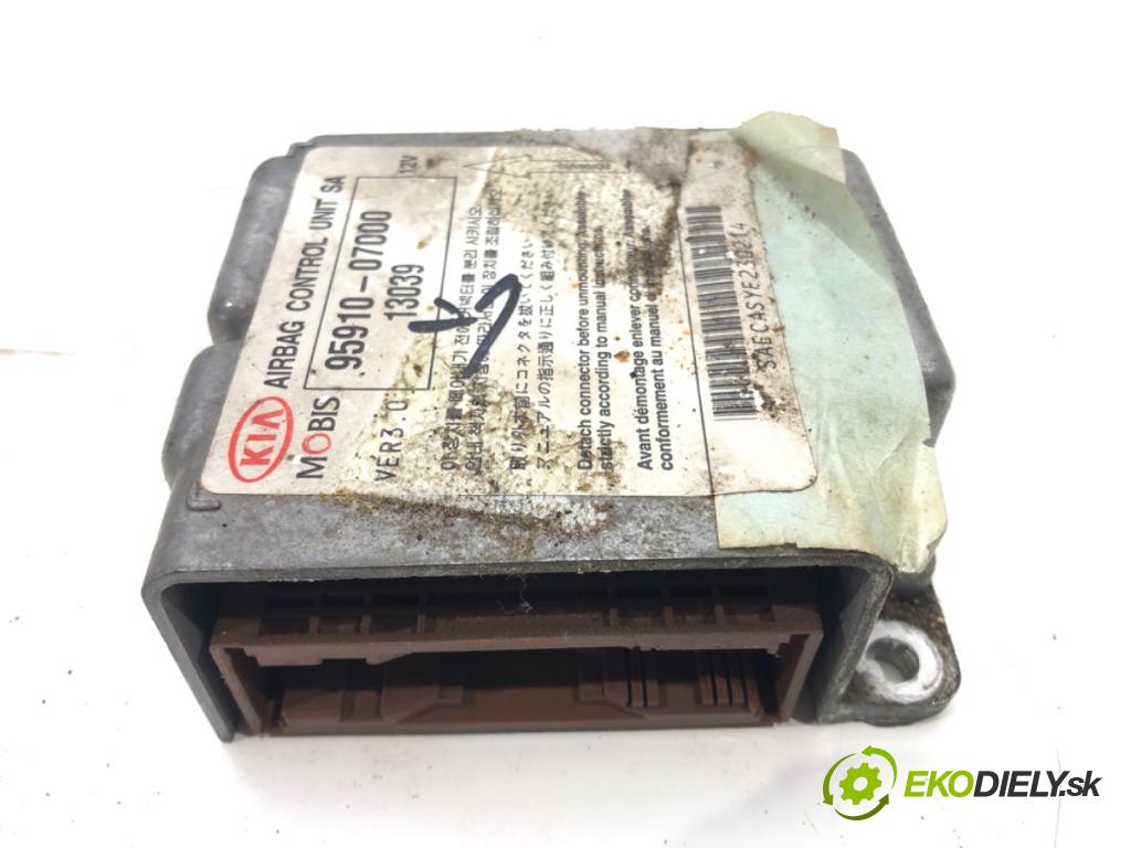 KIA PICANTO I (SA) 2004 - 2012    1.0 45 kW [61 KM] benzyna 2004 - 2011  senzor airbag 95910–07000 (Snímače)