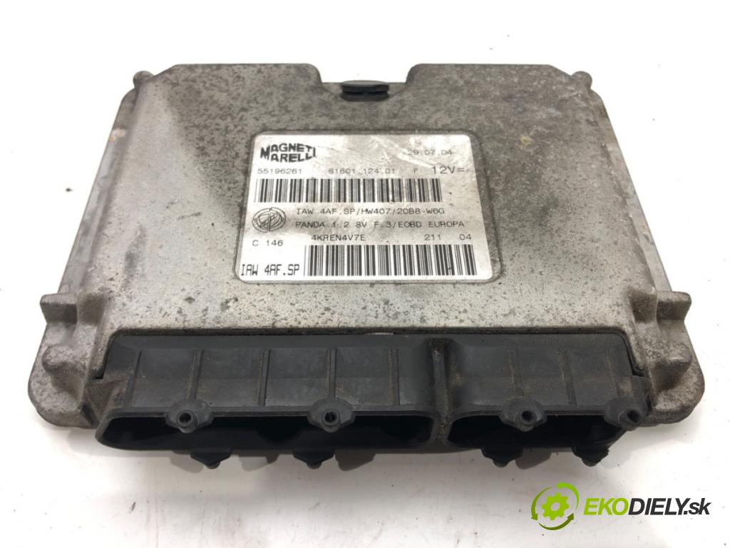 FIAT PANDA (169_) 2003 - 2022    1.2 (169.AXB11, 169.AXB1A) 44 kW [60 KM] benzyna 2  riadiaca jednotka Motor 55196261 (Riadiace jednotky)