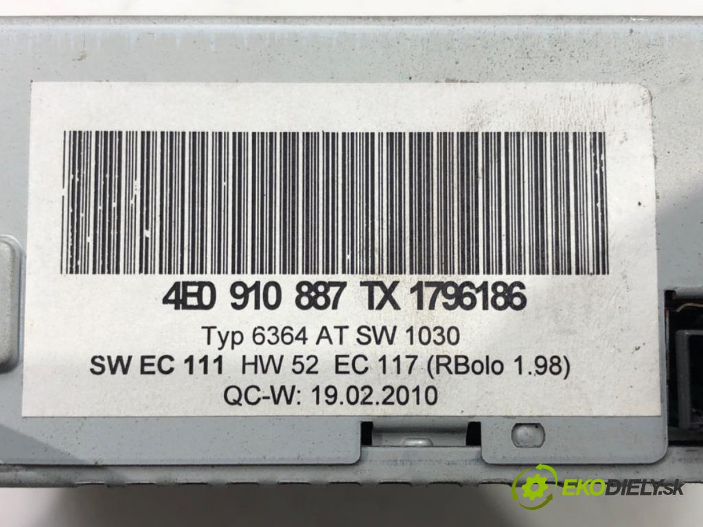AUDI A6 C6 Avant (4F5) 2004 - 2011    2.0 TDI 100 kW [136 KM] olej napędowy 2005 - 2011  CZYTNIK navigace 4E0919887L (Ostatní)