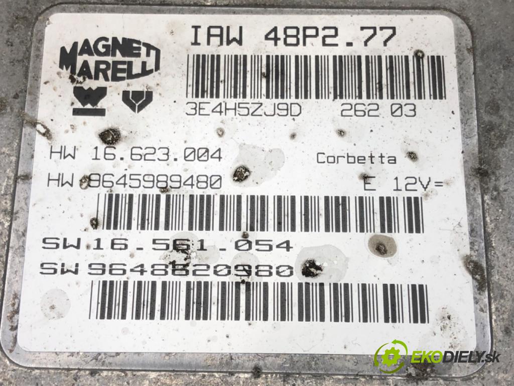 PEUGEOT 206 liftback (2A/C) 1998 - 2012    1.1 i 44 kW [60 KM] benzyna 1998 - 2007  riadiaca jednotka Motor 9648620980 (Riadiace jednotky)