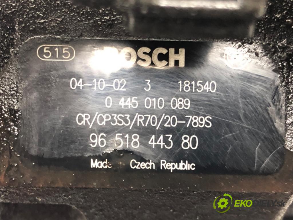 FORD FOCUS C-MAX (DM2) 2003 - 2007    1.6 TDCi 80 kW [109 KM] olej napędowy 2003 - 2007  Pumpa vstrekovacia 0445010089 (Vstrekovacie čerpadlá)