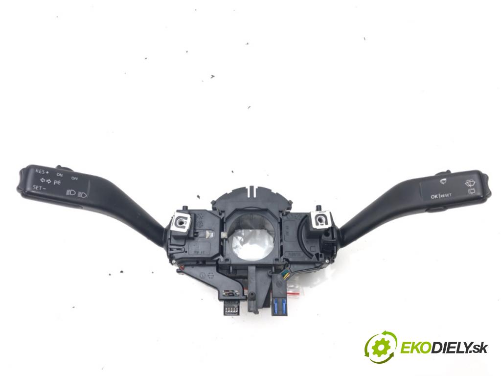 SEAT LEON (1P1) 2005 - 2013    1.9 TDI 77 kW [105 KM] olej napędowy 2005 - 2010  Prepínač kombinovaný 1K0953503DP (Prepínače, spínače, tlačidlá a ovládače kúrenia)