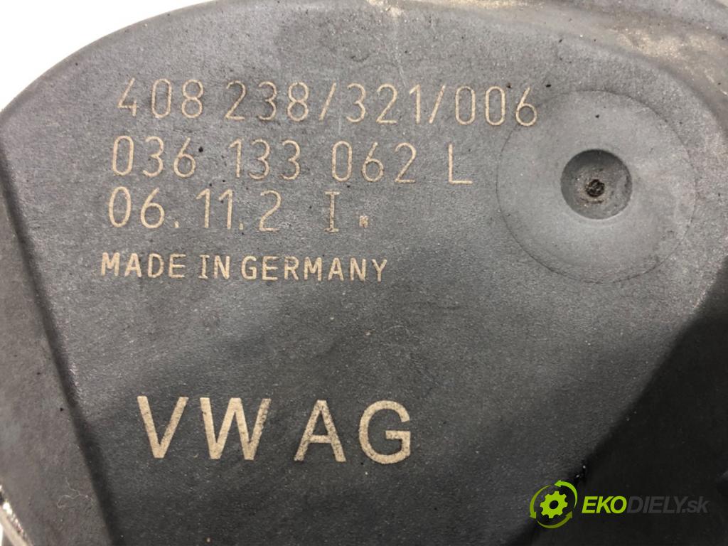 SEAT IBIZA III (6L1) 2002 - 2009    1.2 47 kW [64 KM] benzyna 2002 - 2006  Škrtiaca klapka 036133062L (Škrtiace klapky)