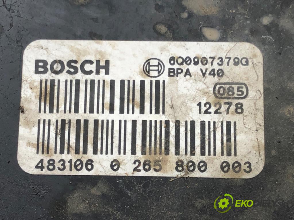 SEAT IBIZA III (6L1) 2002 - 2009    1.2 47 kW [64 KM] benzyna 2002 - 2006  Pumpa ABS 0265800003 (Pumpy ABS)