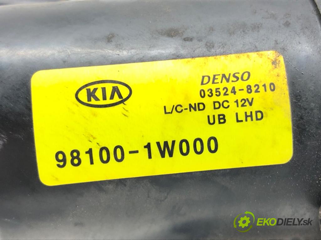 KIA RIO III (UB) 2011 - 2017    1.2 CVVT 62 kW [84 KM] benzyna 2014 - 2017  Mechanizmus stieračov predný 98100-1W000 (Motorčeky stieračov predné)