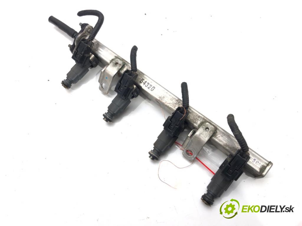 KIA RIO III (UB) 2011 - 2017    1.2 CVVT 62 kW [84 KM] benzyna 2014 - 2017  Lišta vstrekovacia 35310-03200 (Vstrekovacie lišty)