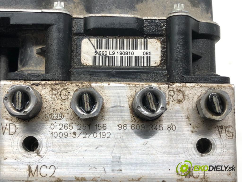 CITROEN C4 GRAND PICASSO I (UA_) 2006 - 2013    1.6 HDi 80 kW [109 KM] olej napędowy 2006 - 2011  Pumpa ABS 9660934580 (Pumpy ABS)
