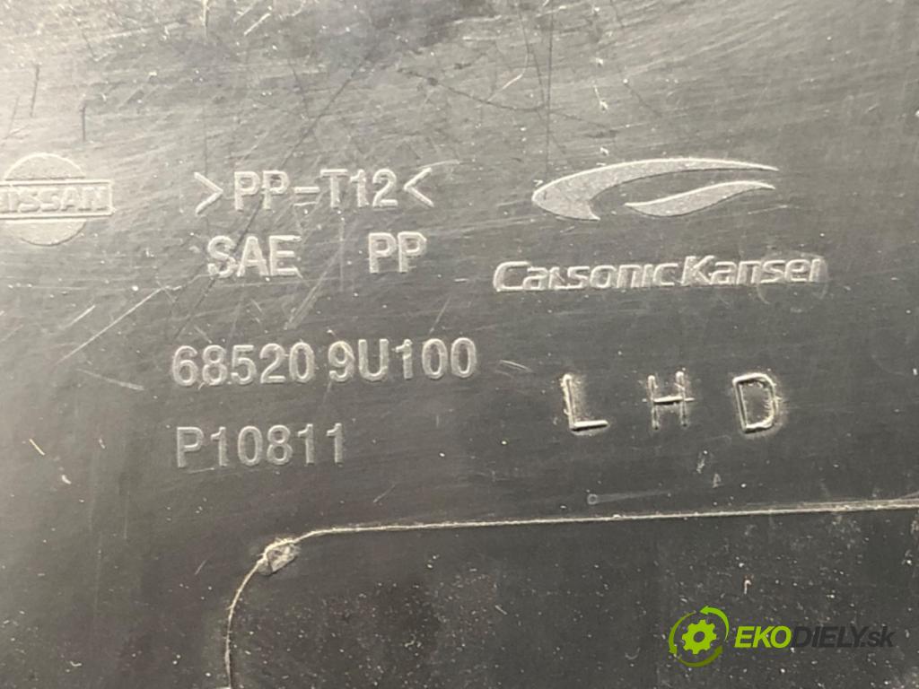 NISSAN NOTE (E11, NE11) 2005 - 2013    1.4 65 kW [88 KM] benzyna 2006 - 2012  Priehradka, kastlík spolujazdca  (Priehradky, kastlíky)